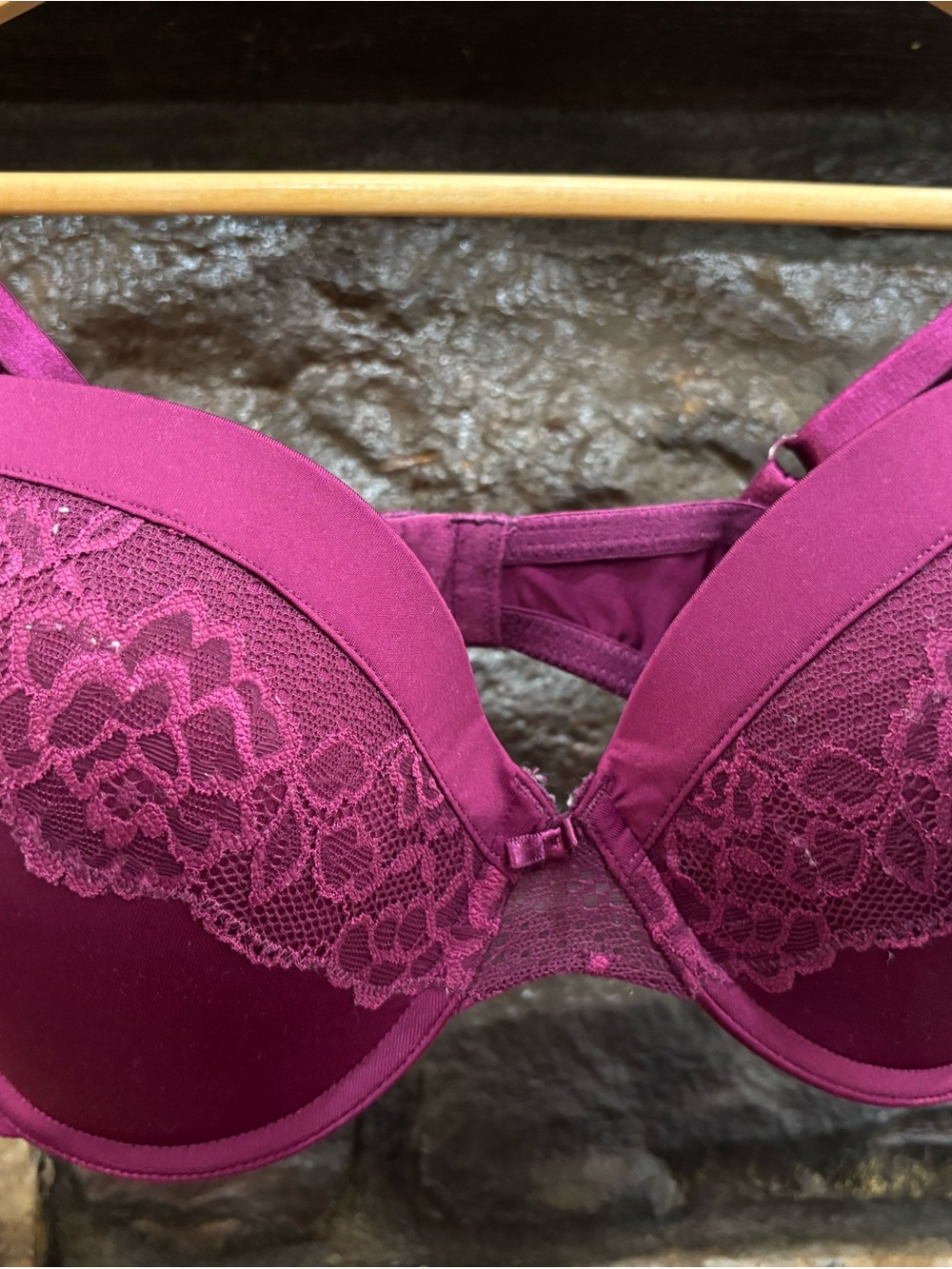 Maidenform Plum Lace Push-Up Bra